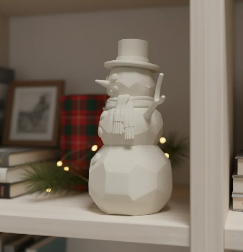 Adorno - Muñeco de Nieve Navideño-3