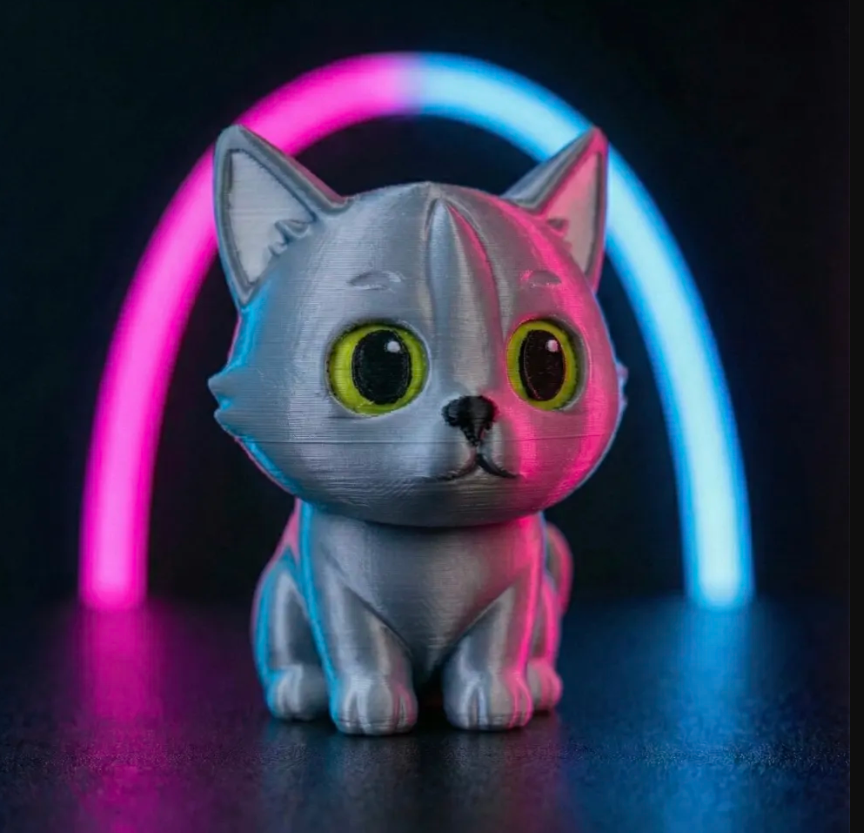  Gato miniatura Gato gris-2