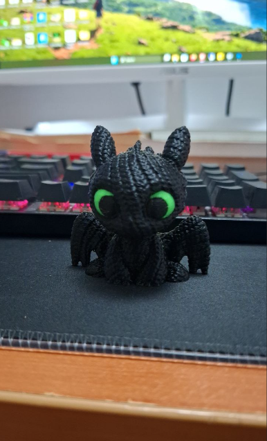 Figura - Furia Nocturna Tejida 3D-2