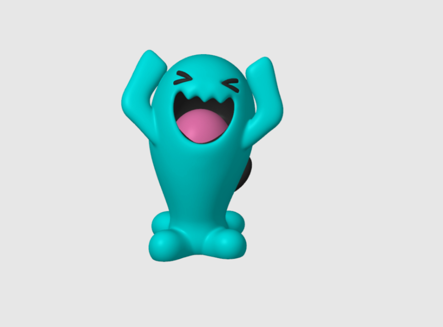 Figura Decorativa Hogar- Wobbuffet Pokemon-2