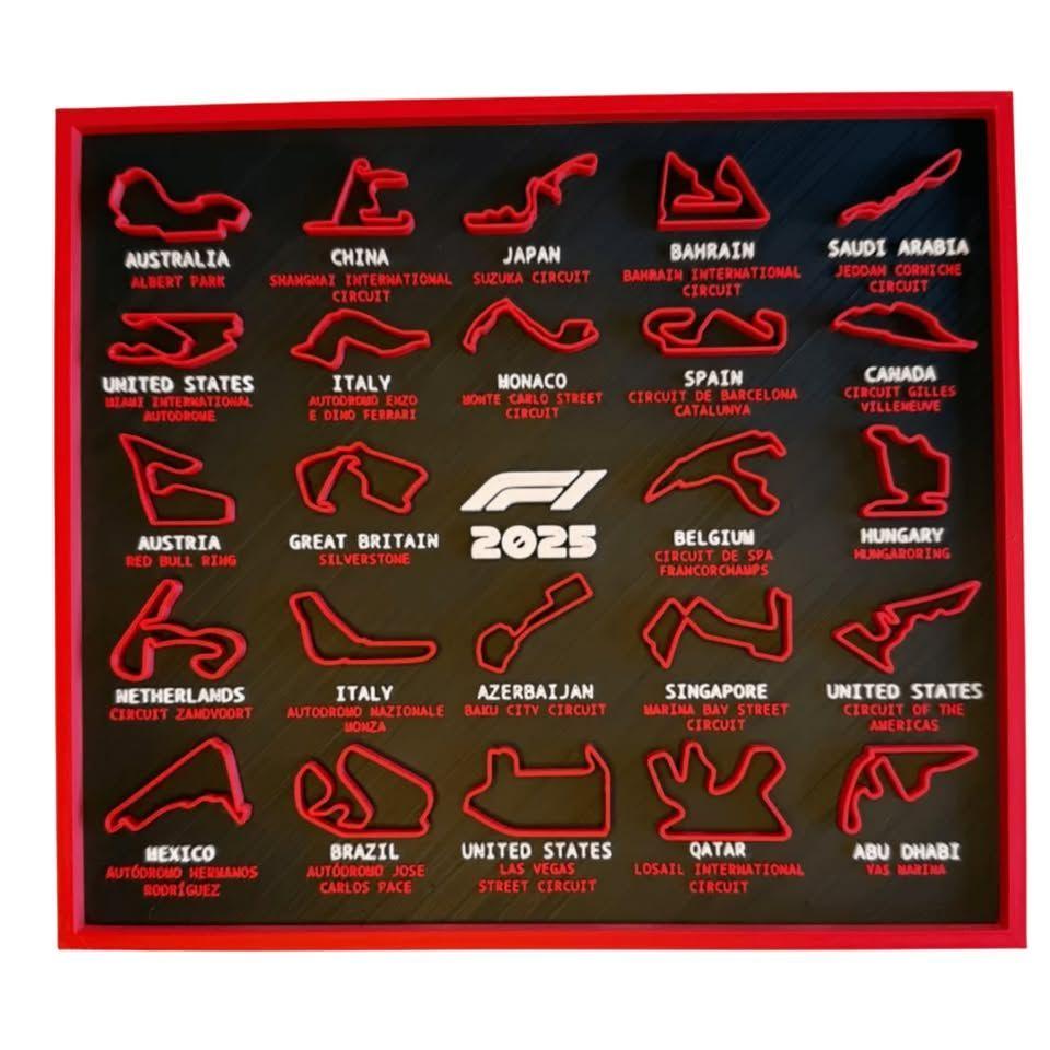 Calendario F1 2025 Genérica - Fórmula 1-1