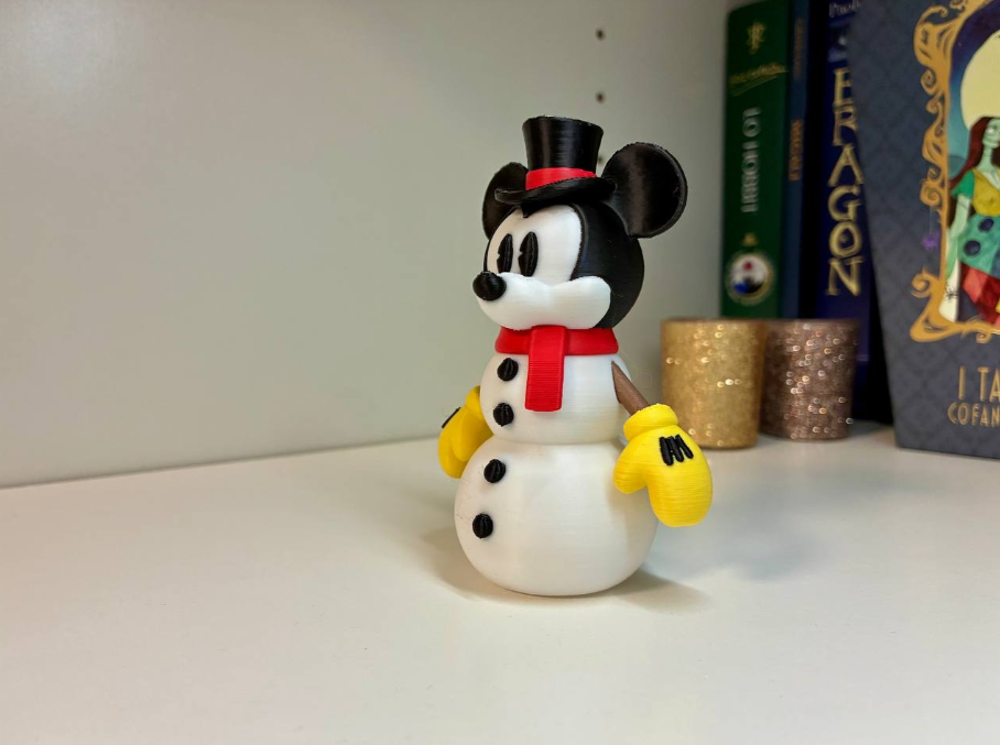 Figura Decoración- Mickey Mouse de Nieve-2