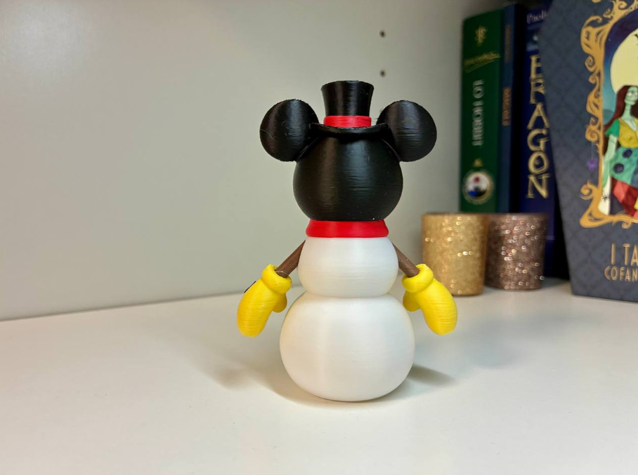 Figura Decoración- Mickey Mouse de Nieve-3