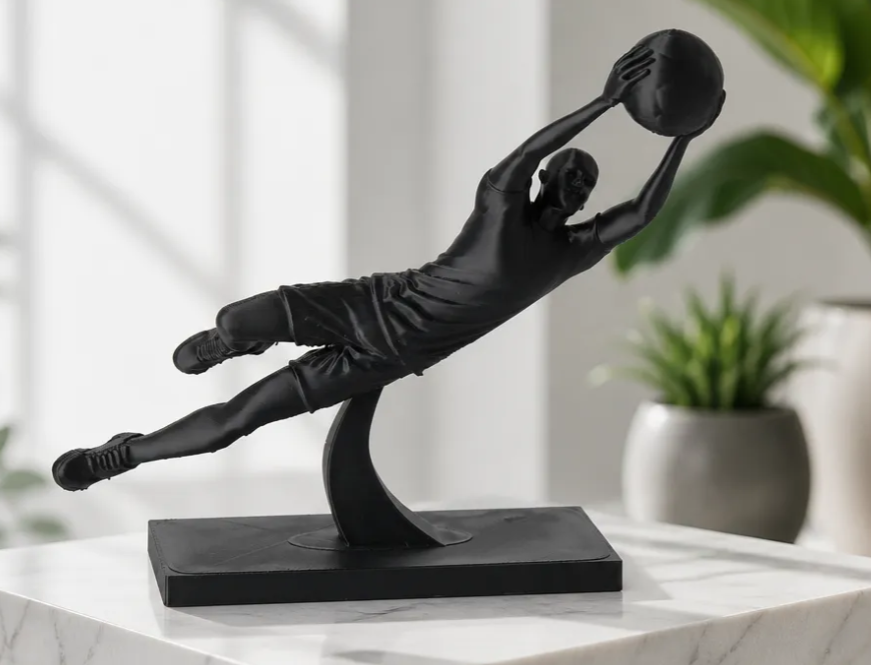 Escultura Decorativa Prints Patro- Atajada de Arquero-4