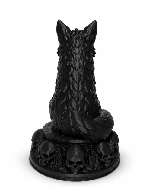 Escultura Elegante Prints Patro- Zorro Necro -5