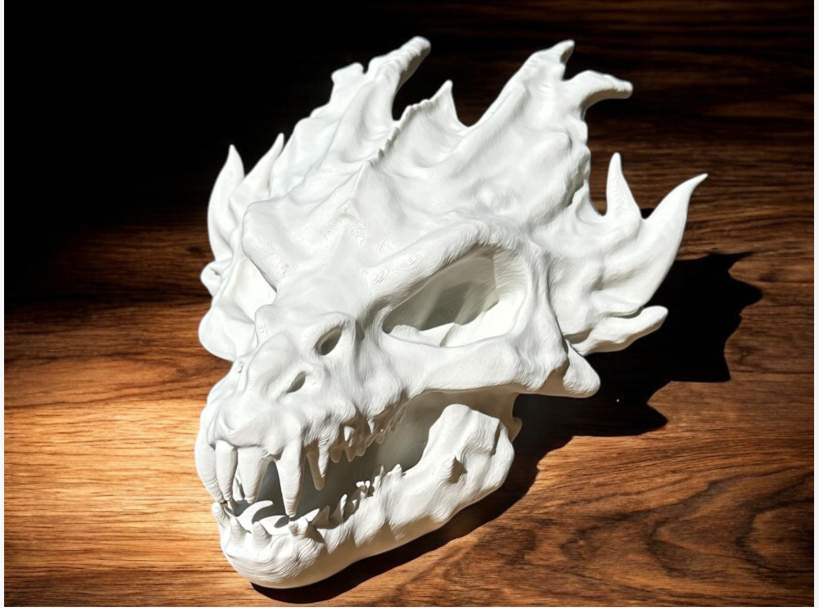 Figura de Cabeza de dragón  - Halloween-2