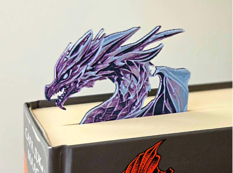 Marcapáginas- Dragón de Cristal-2