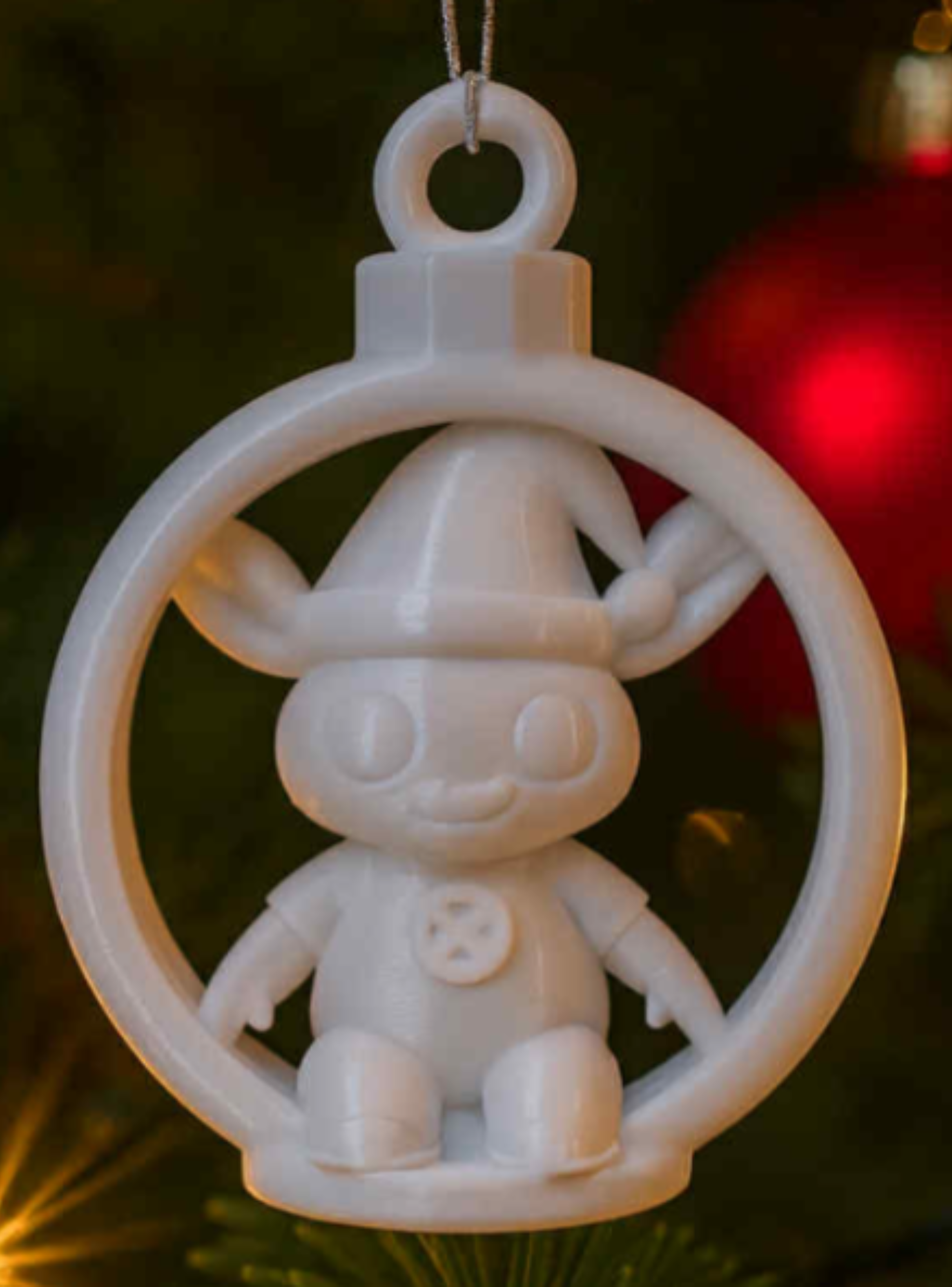 Adorno de Navidad con Conejo-1