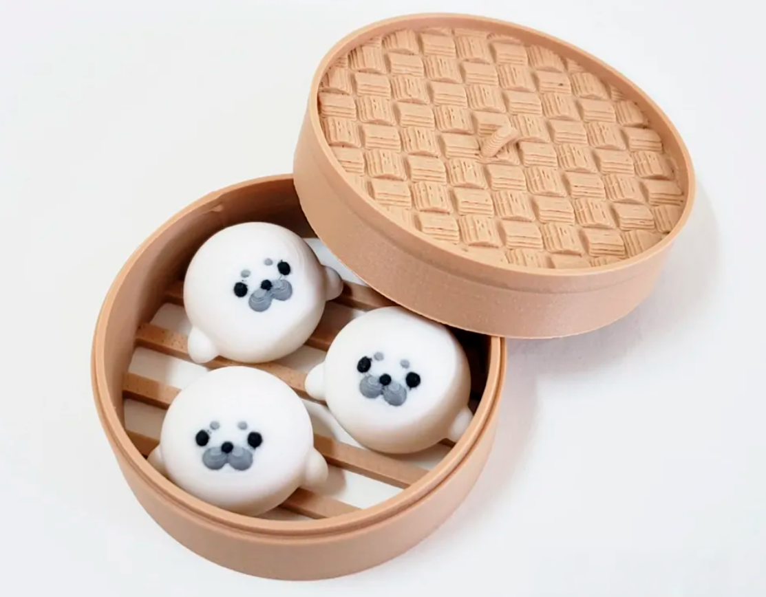 Llavero de panecillos de foca-1