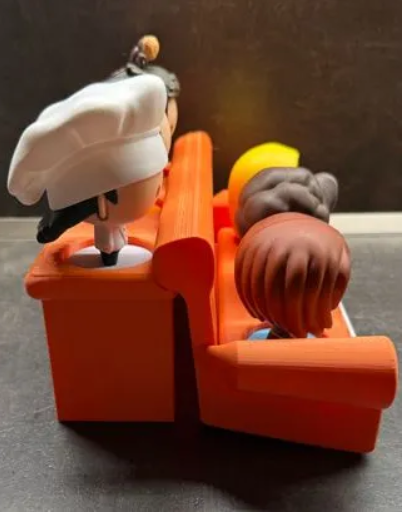 Sofá de FRIENDS para figuras de McDonalds-3