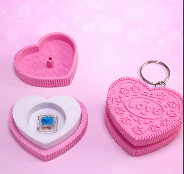 Clicker de Oreo corazón-2