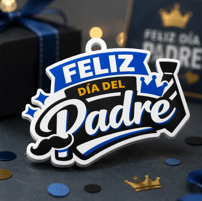 Llavero Prints Patro- Feliz Día del Padre-4