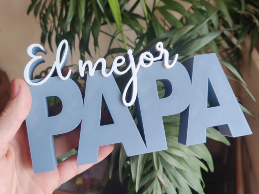 Escultura Decorativa Prints Patro- El Mejor Padre-4