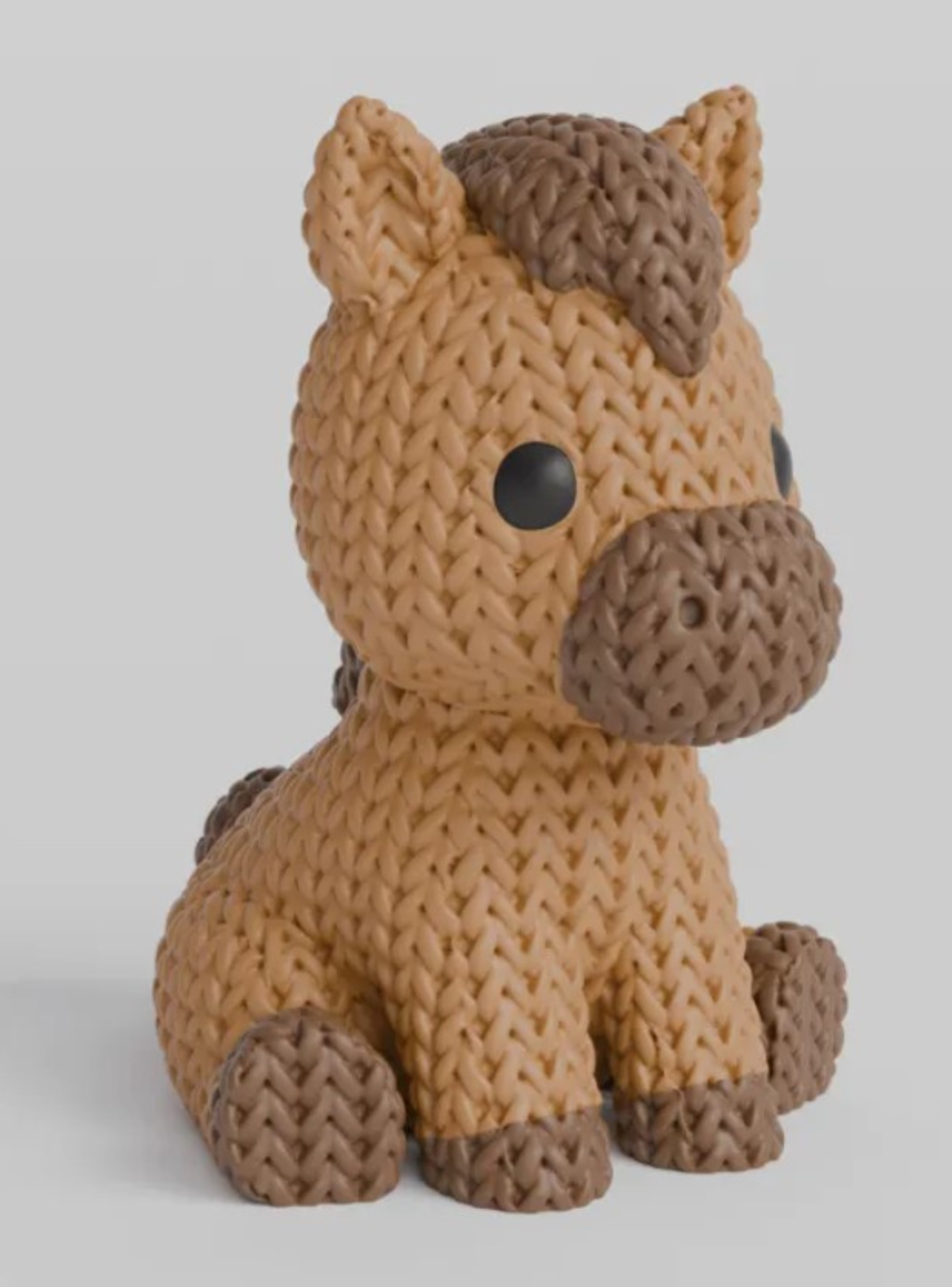 Mini Figura - Caballo Estilo Tejido-2