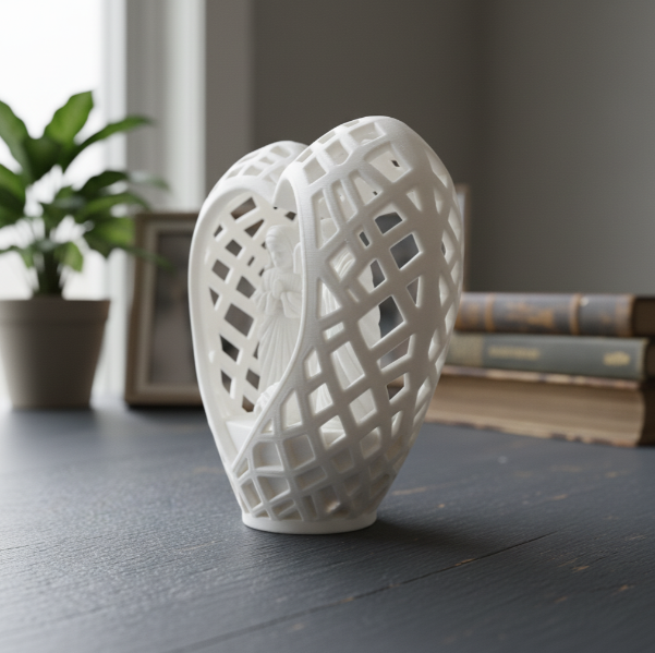 Adorno de Corazón de Belén Navideño-2