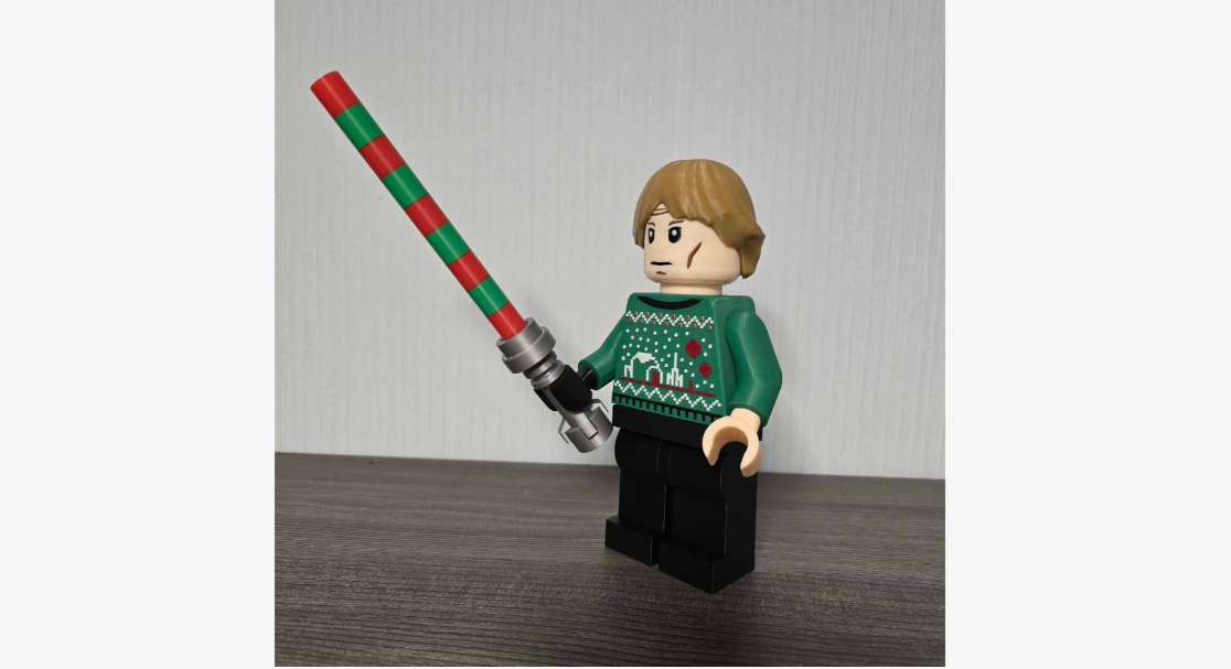 Luke Skywalker Edición de Navidad - Figura navideña-2