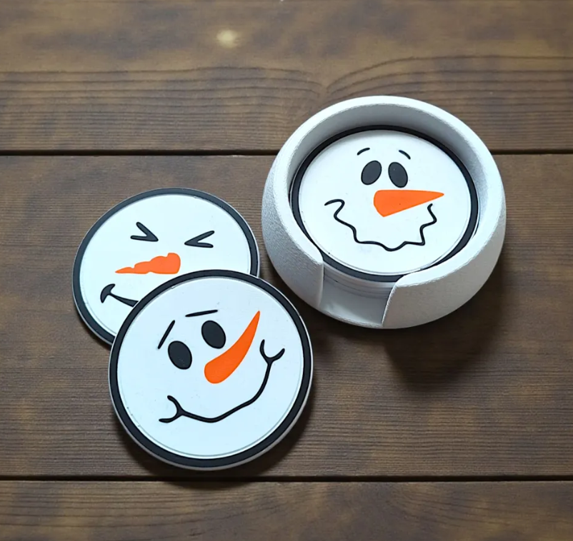 Posavasos - Muñecos de Nieve (6 un)-3