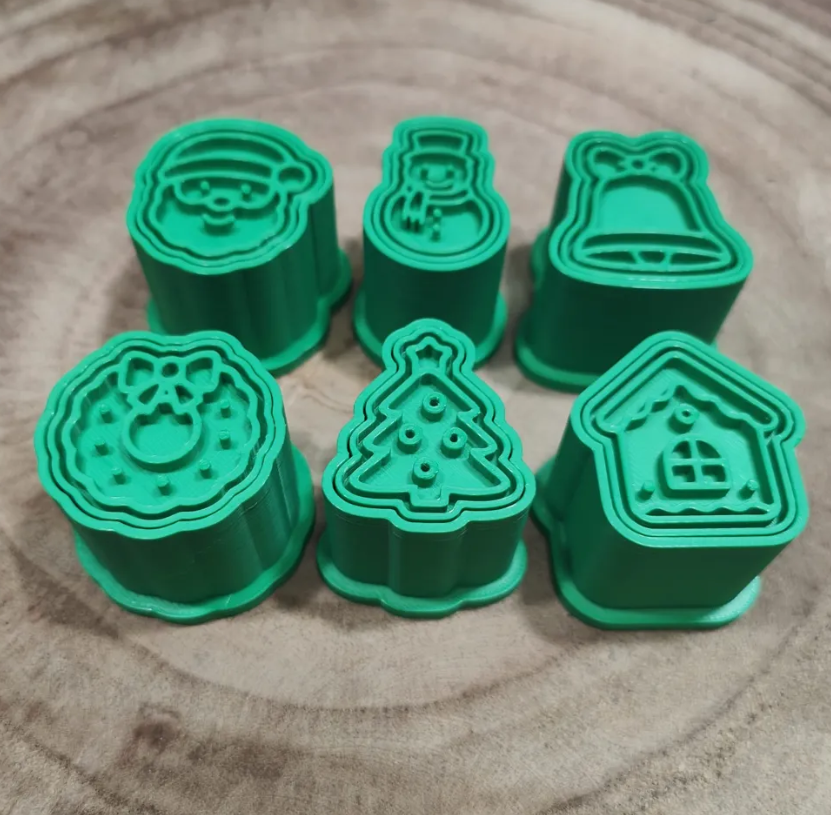 Cortador de galletas - Tema navideño (pack 6 un)-2
