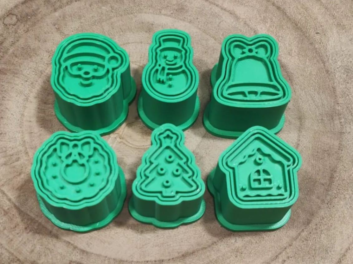 Cortador de galletas - Tema navideño (pack 6 un)-3