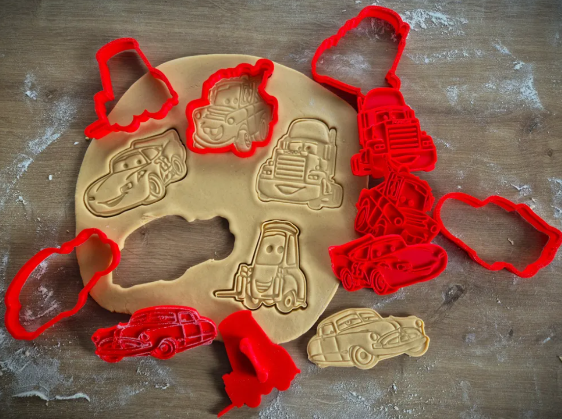 Cortadores de galletas - Cars (pack 5 un) -2