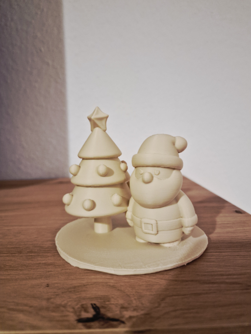 Adorno Navideño- Santa Claus y Árbol de Navidad-2