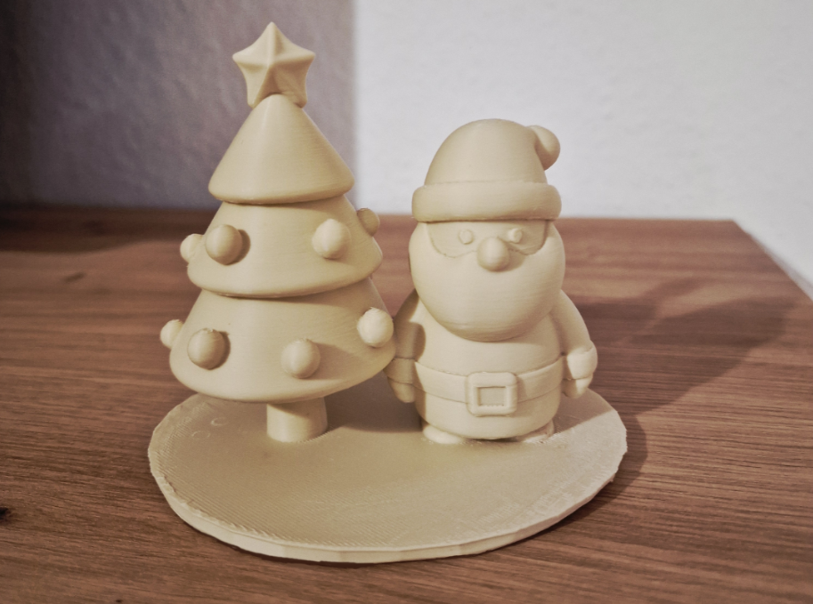 Adorno Navideño- Santa Claus y Árbol de Navidad-3