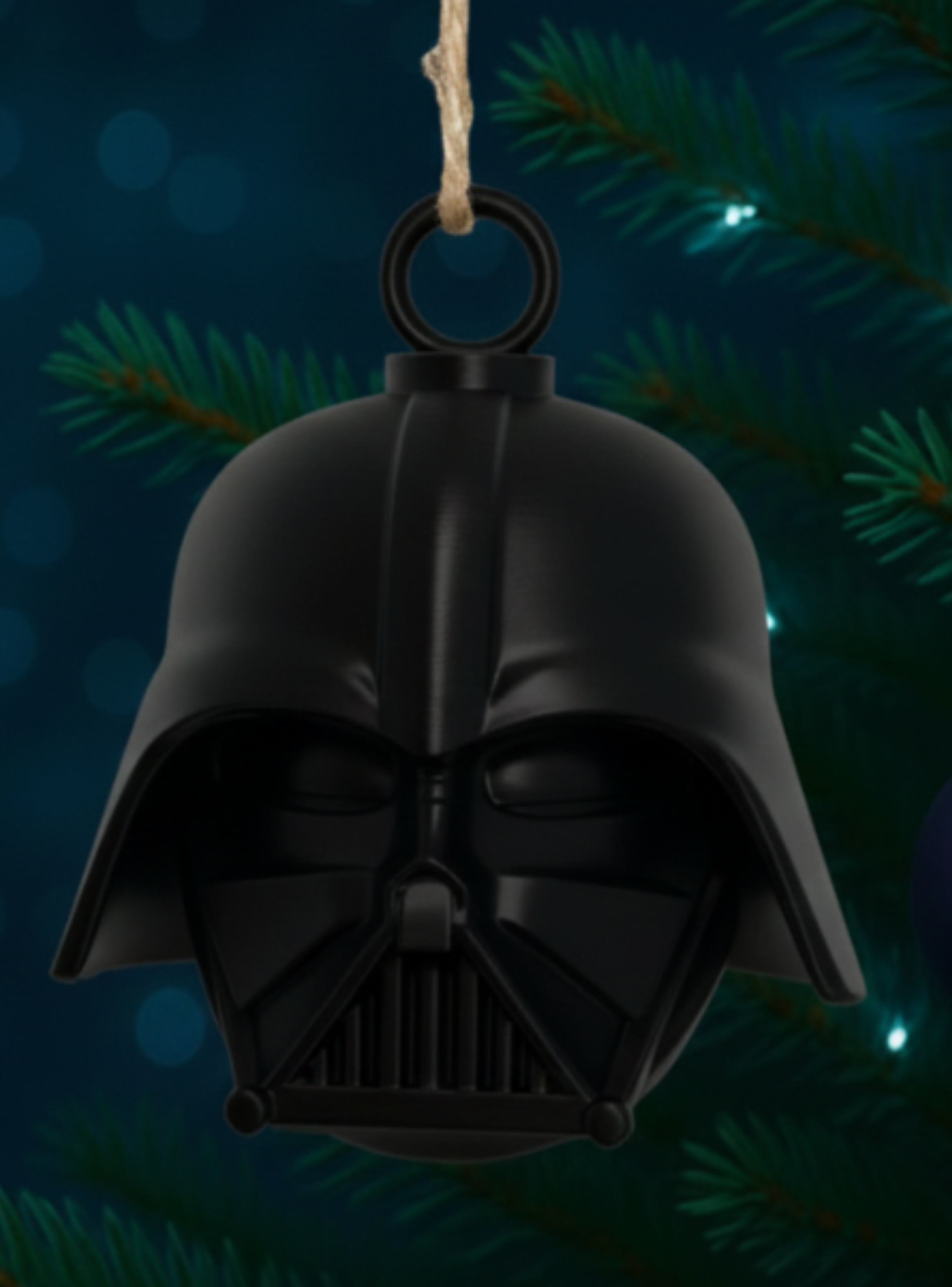 Adorno de Navidad de Casco de Darth Vader -3
