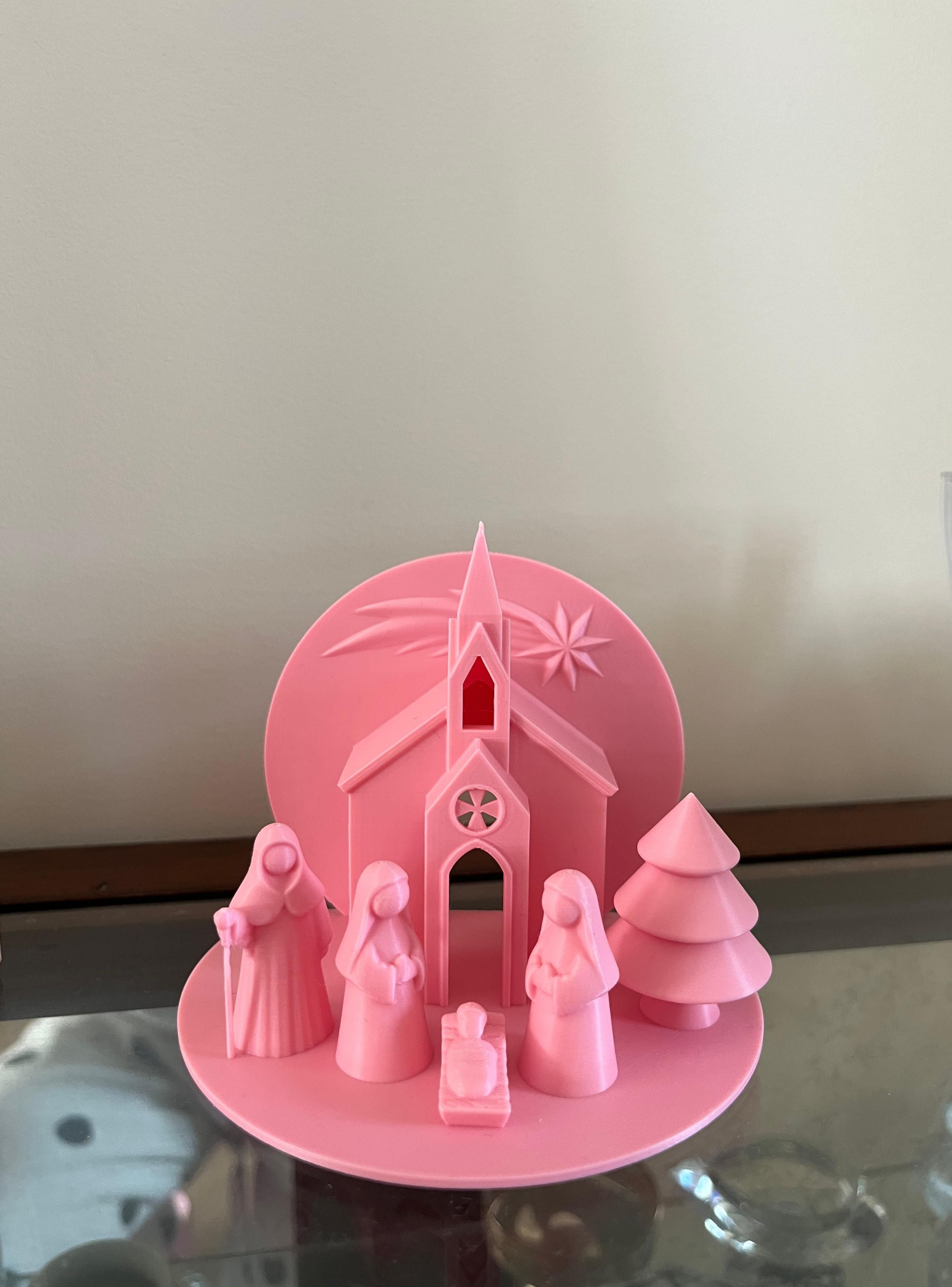 Pesebre Belén - Rosado-1