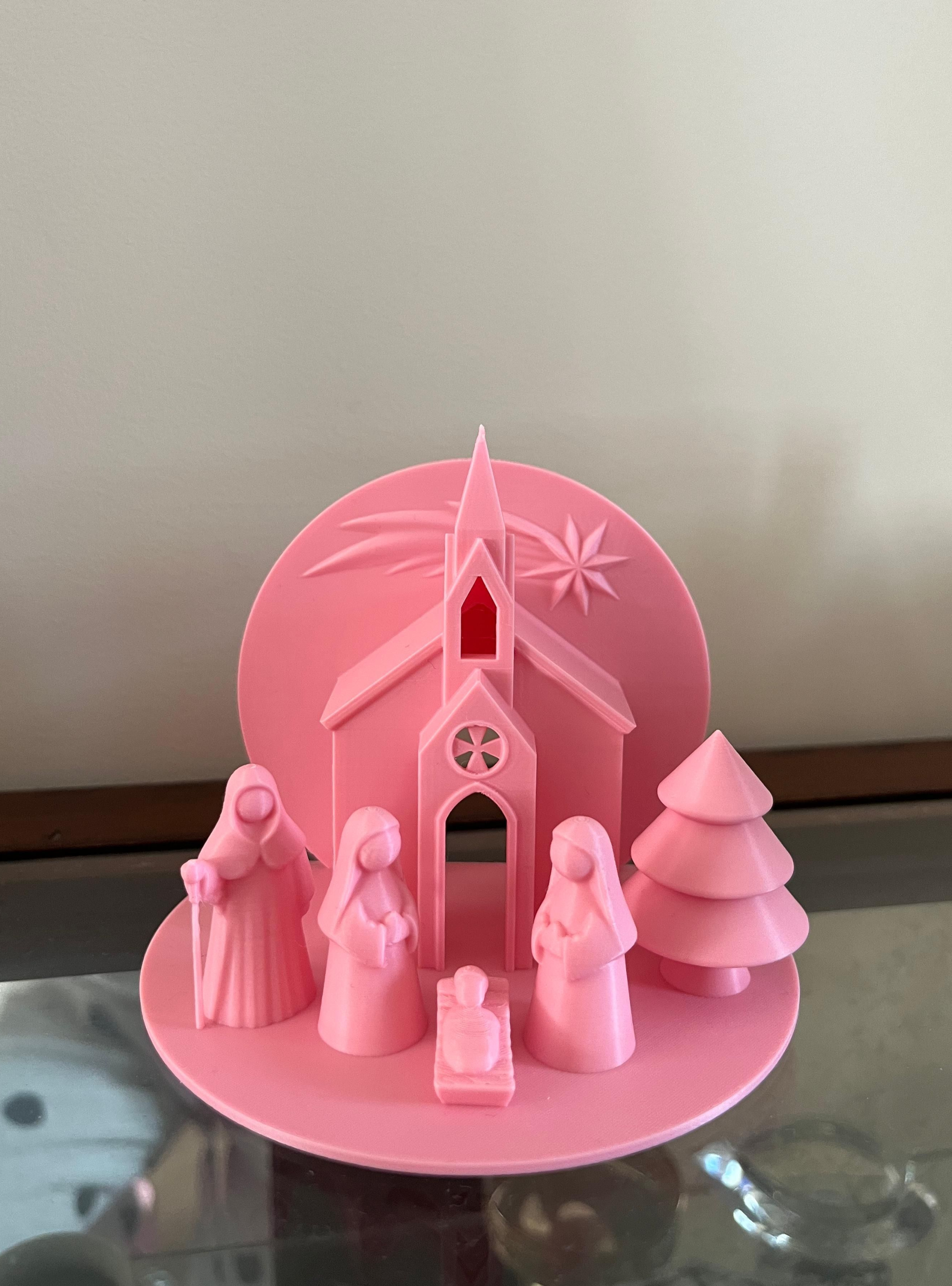 Pesebre Belén - Rosado-2