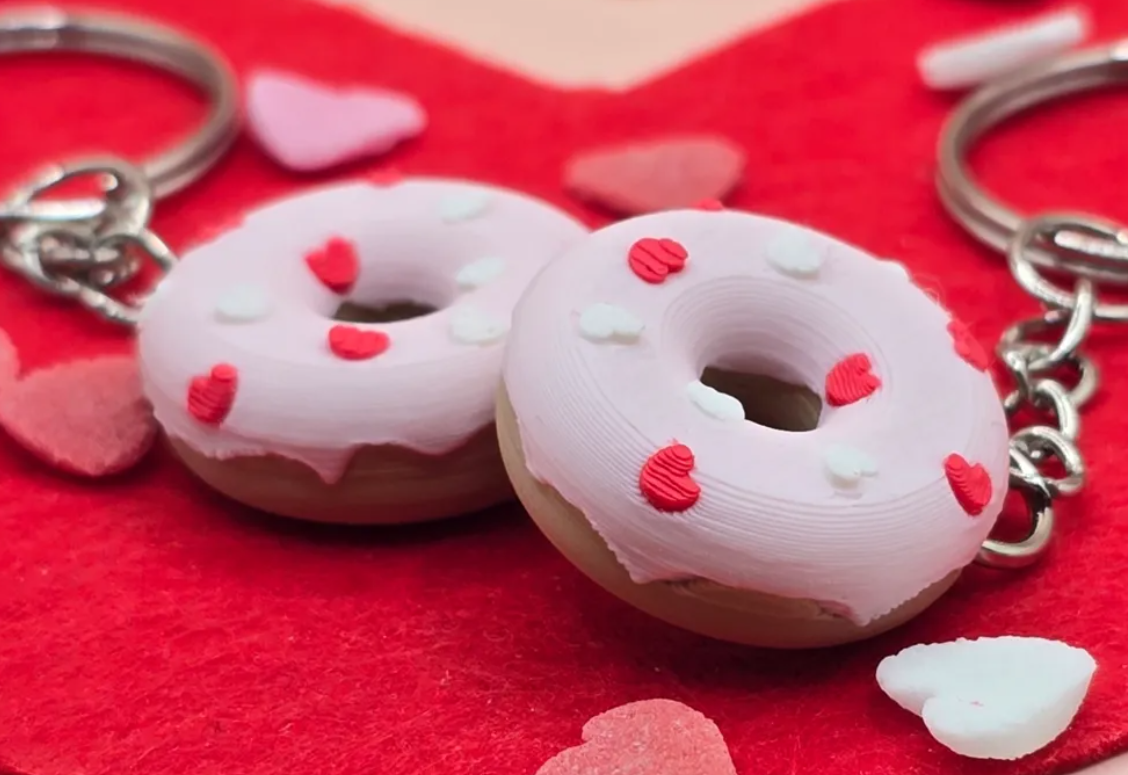 Llaveros rosquillas mini de cupido (pack 2 un)-2