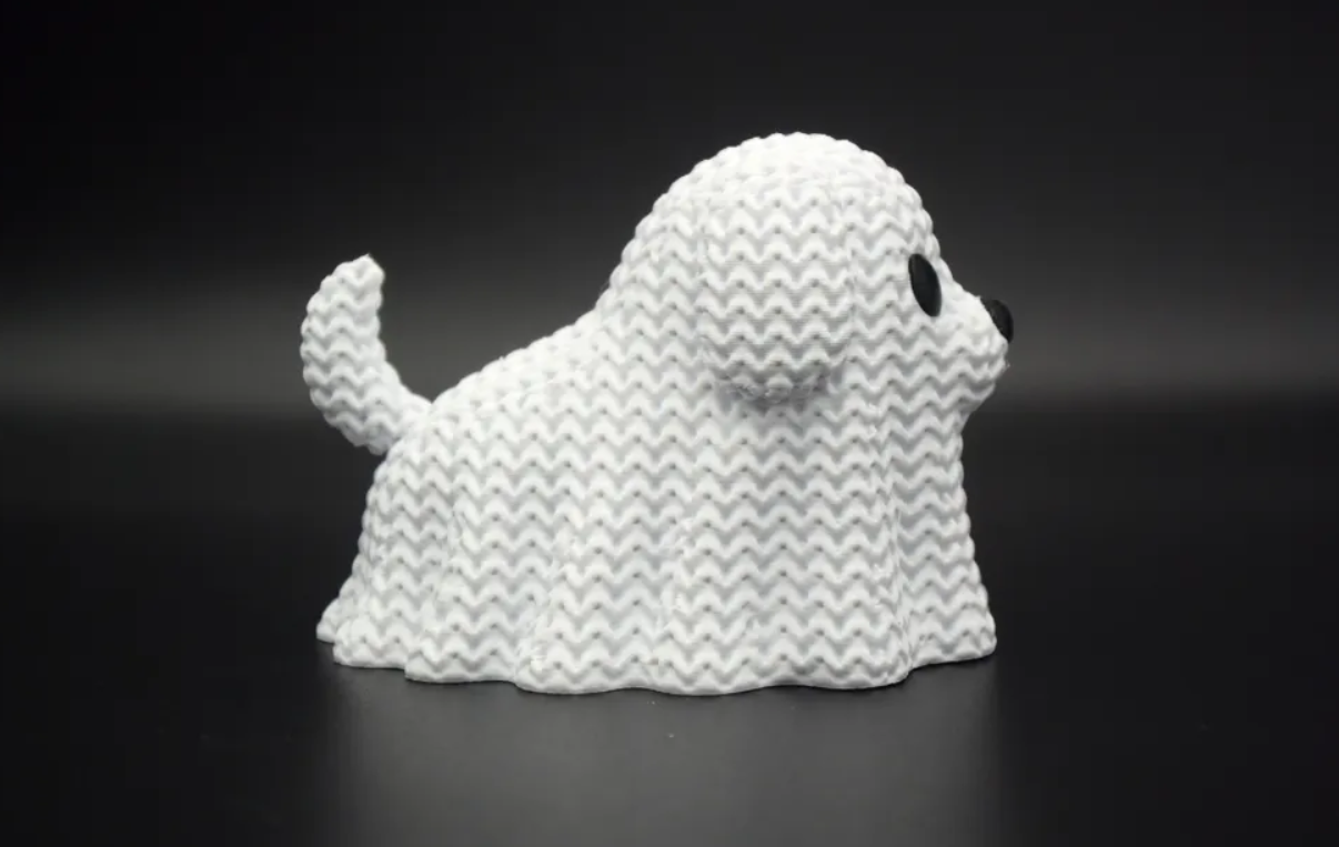Figura estilo tejida - Perro Fantasma-2