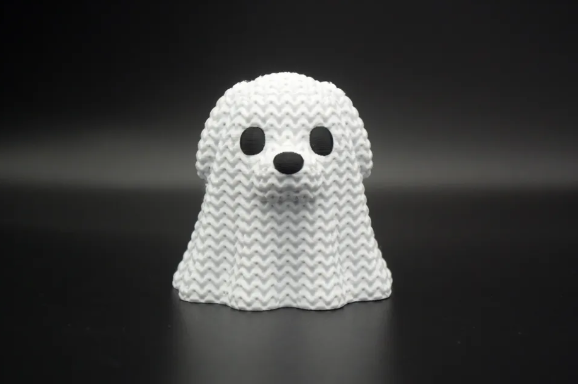 Figura estilo tejida - Perro Fantasma-3