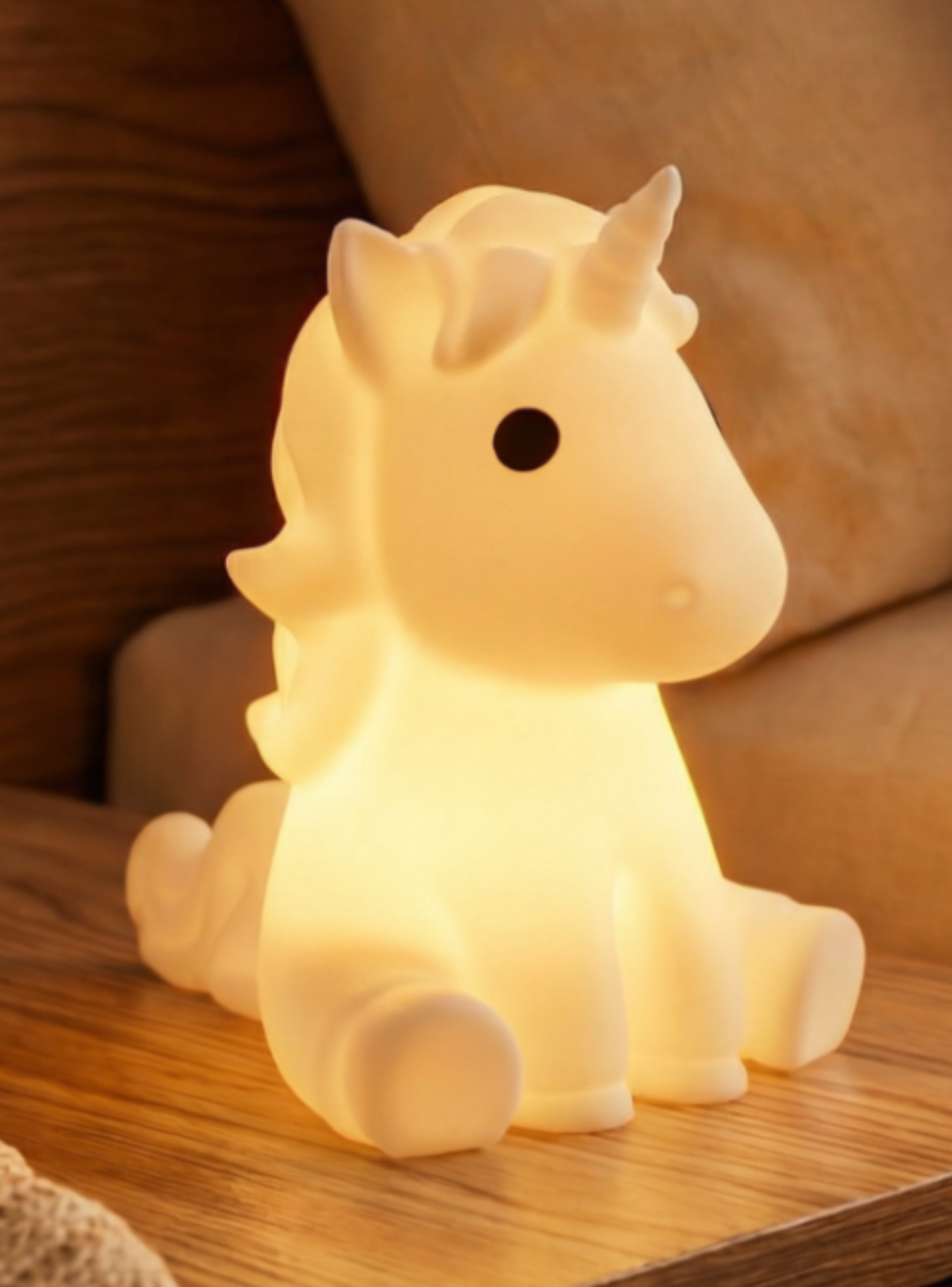 Portavelas LED con forma de Unicornio-2