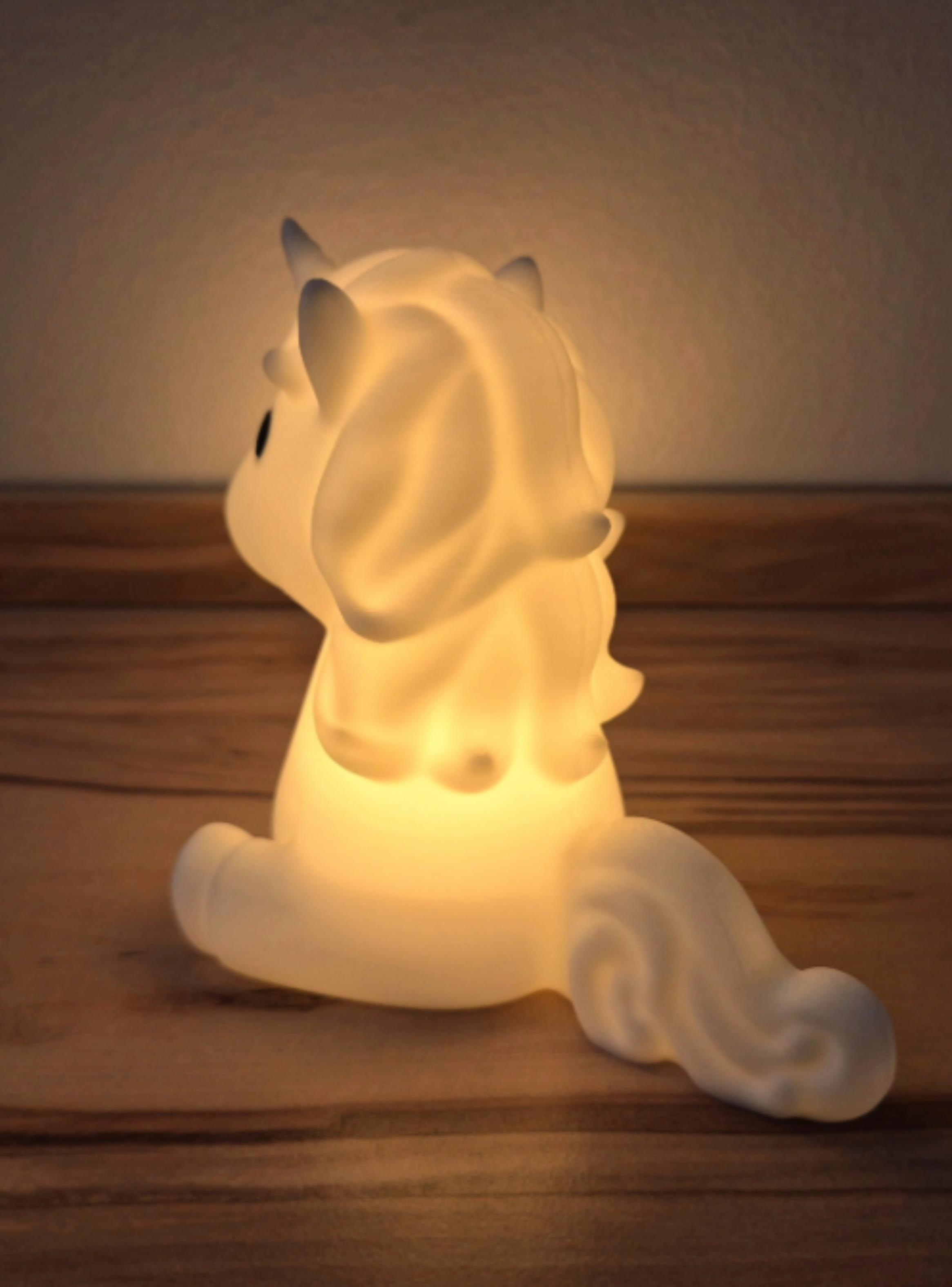 Portavelas LED con forma de Unicornio-3