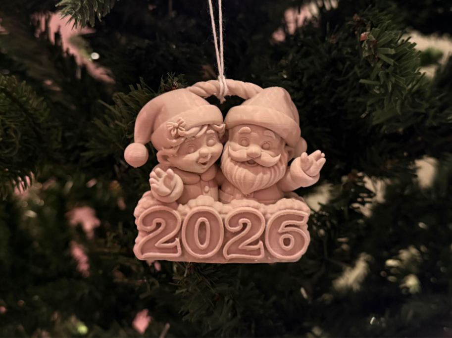 Adorno para el Árbol de Navidad - Santa Claus 2026-2