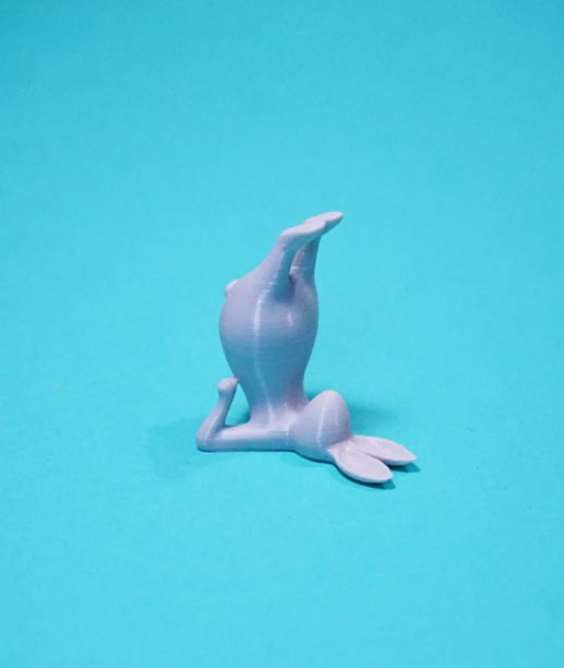 Figuras conejitos haciendo yoga (pack 3 un)-2