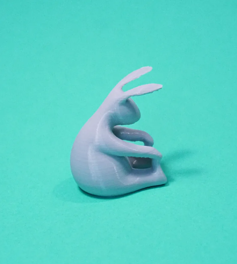 Figuras conejitos haciendo yoga (pack 3 un)-4