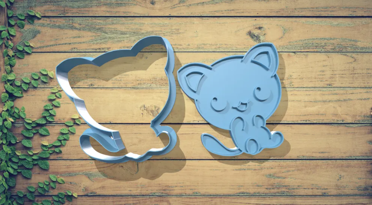 Cortador de galleta - Gatos (pack 4 un)-6