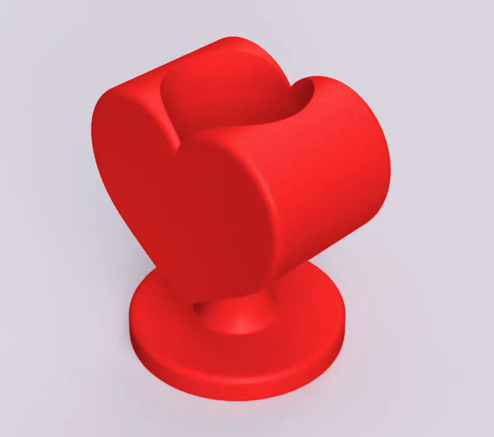 Macetero en forma de corazón-3