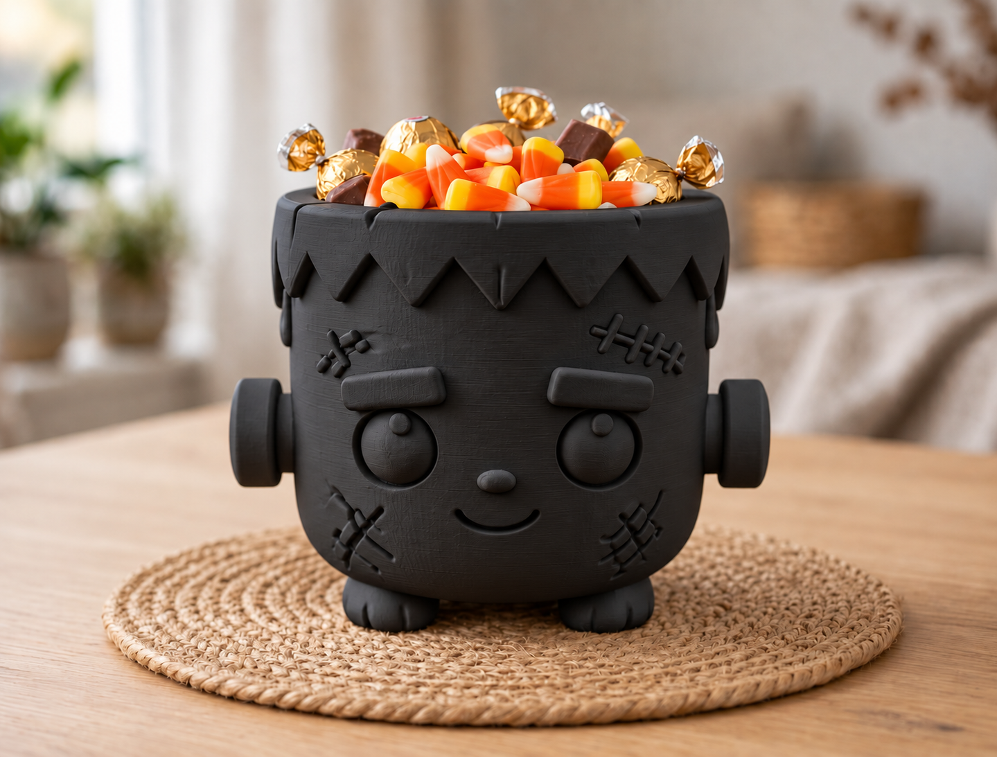 Bowl Decorativo- Frankie Dulcero Halloween 18 cm Negro-2