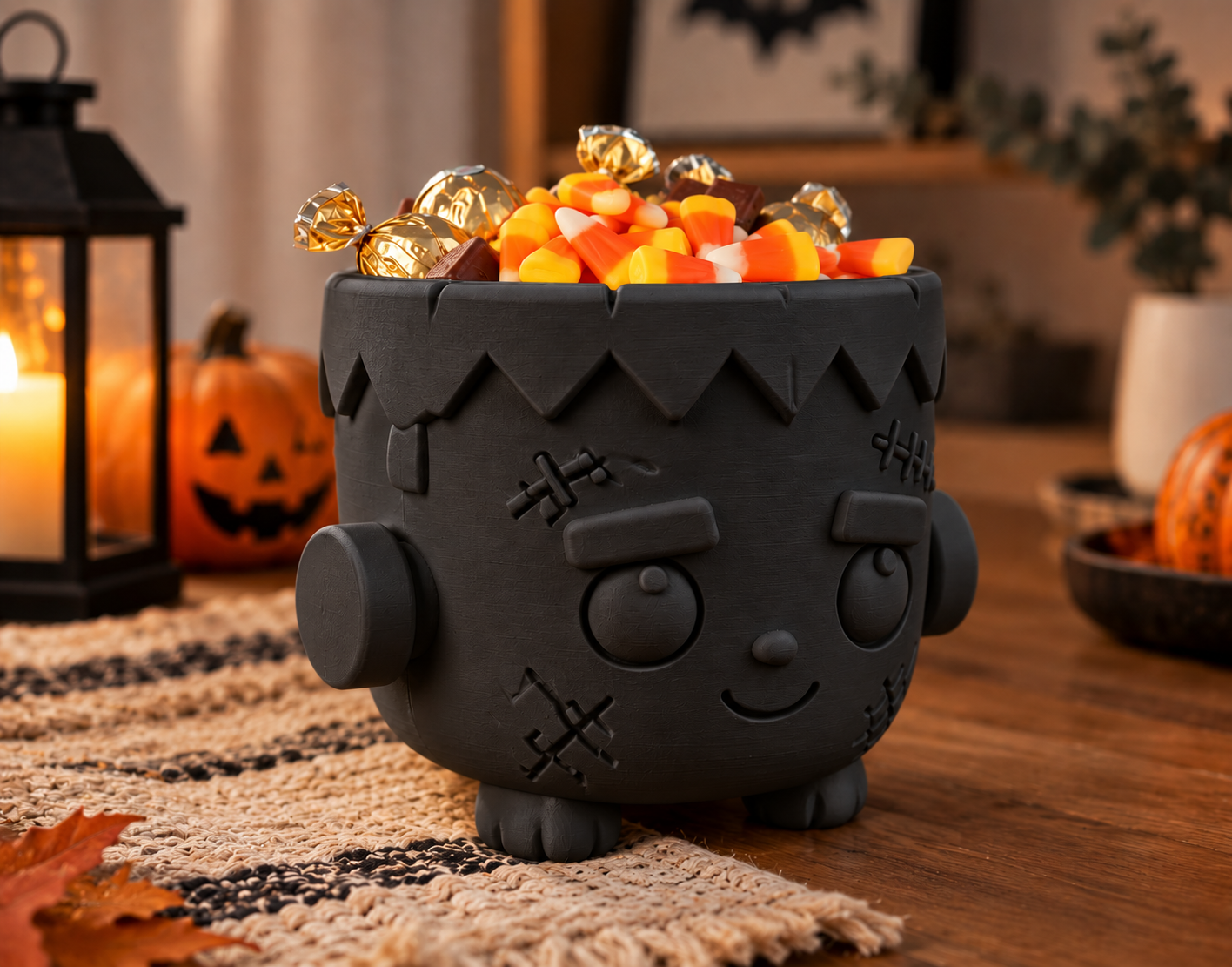 Bowl Decorativo- Frankie Dulcero Halloween 18 cm Negro-3