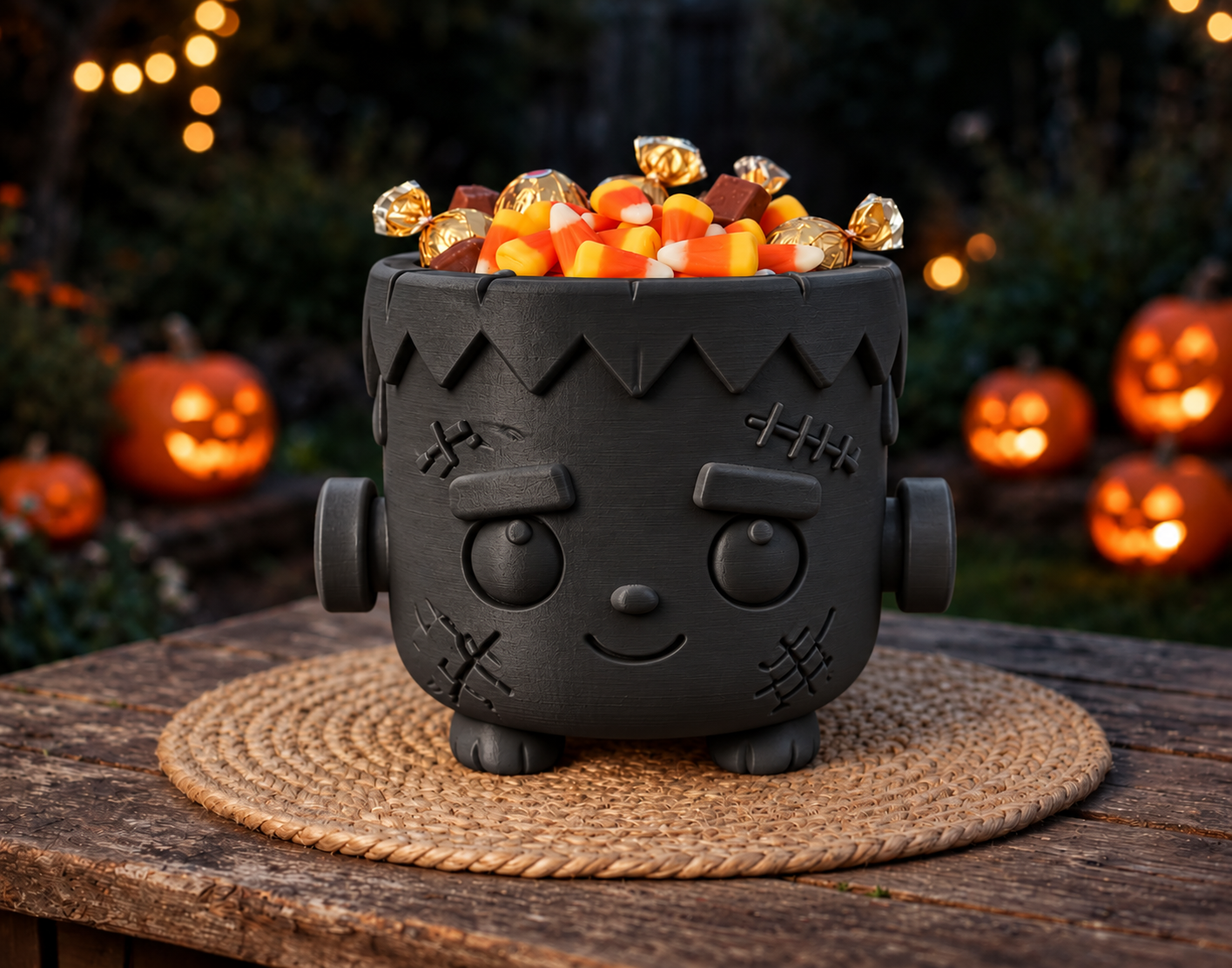 Bowl Decorativo- Frankie Dulcero Halloween 18 cm Negro-5