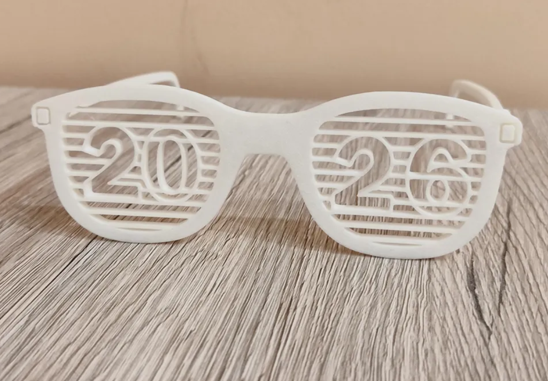 Lentes cotillón - Año nuevo 2026-2