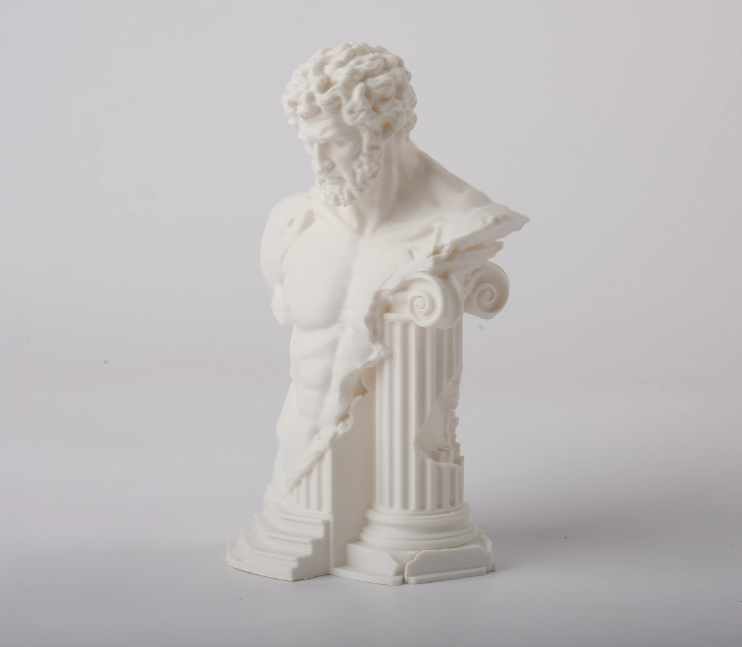 Escultura Decorativa Prints Patro- Busto de Héroe Griego-1