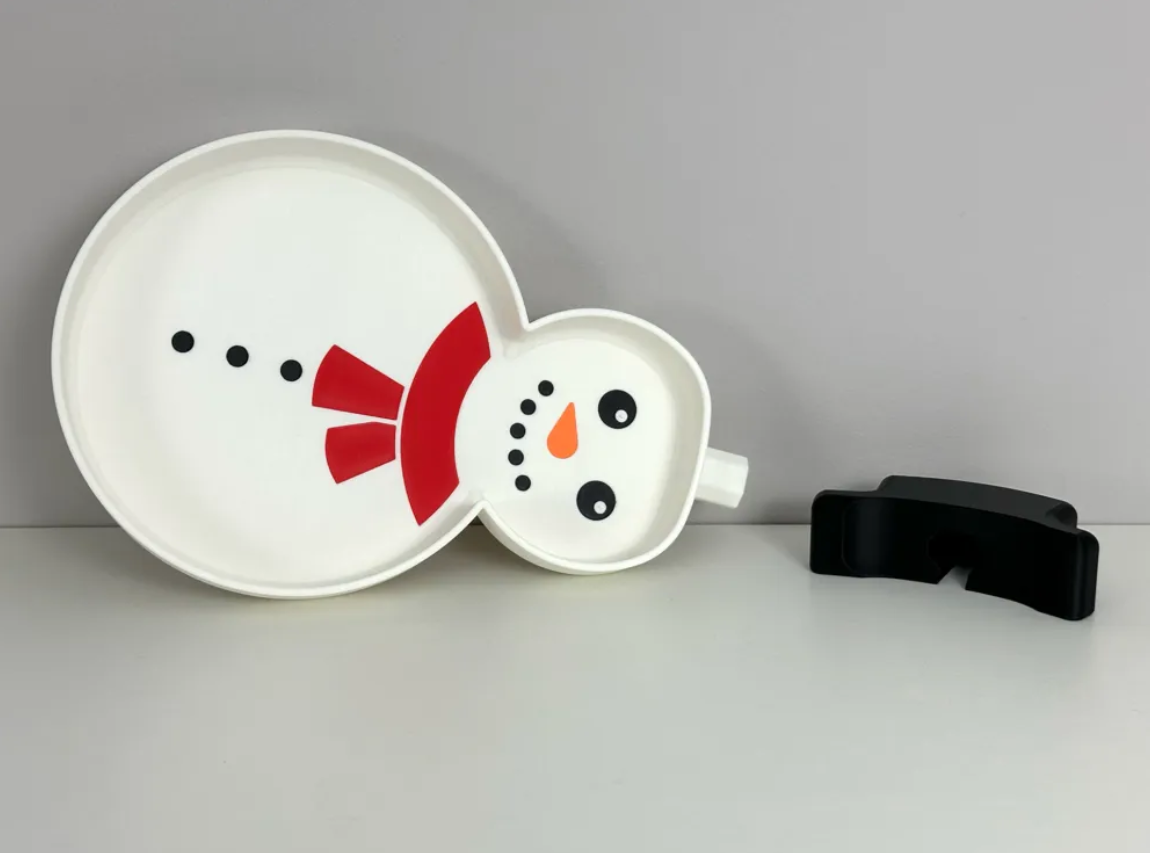 Adorno - Plato Muñeco de nieve para aperitivos-2