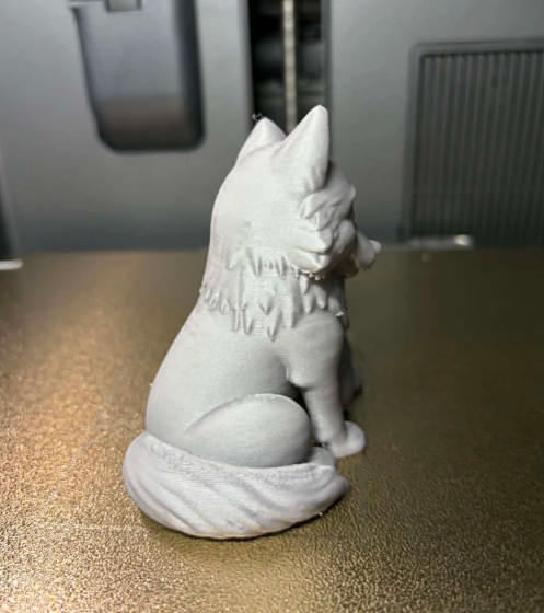 Escultura Decorativa Prints Patro- Lobos Enamorados -3