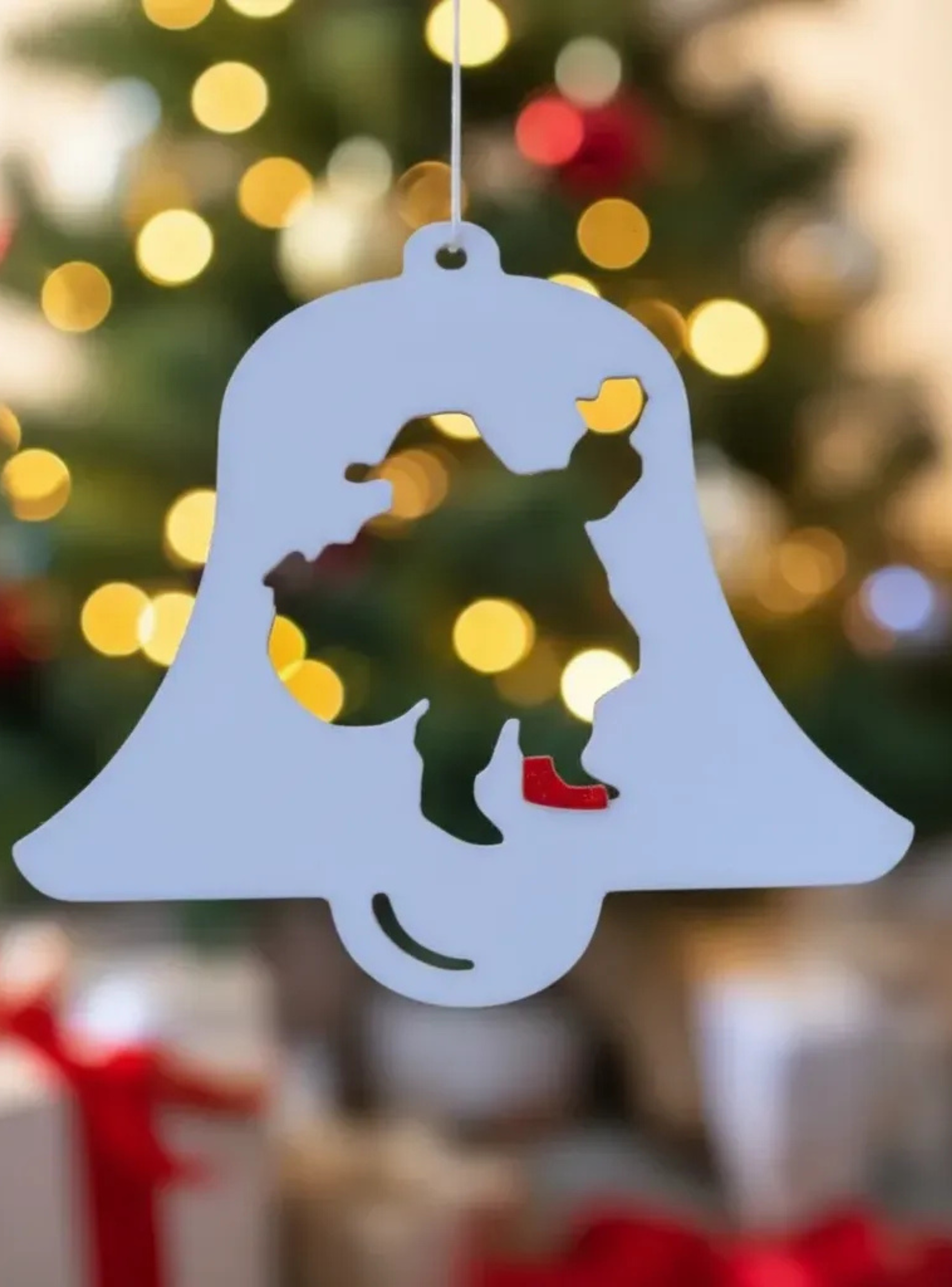 Adorno para el árbol navideña Papá Noel-0