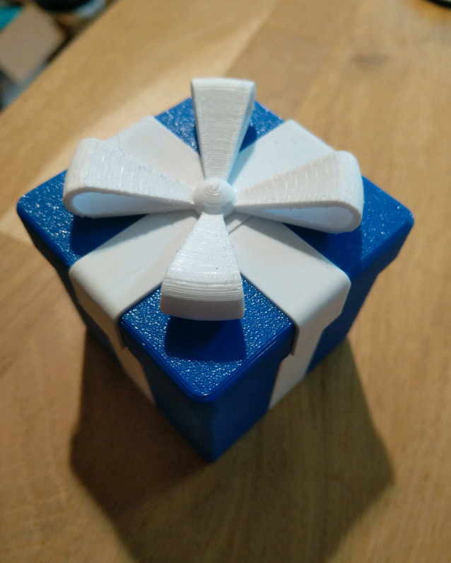 Decoración navidad - Caja de regalo-2