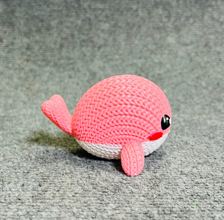  Figura ballena adorable estilo tejido-2