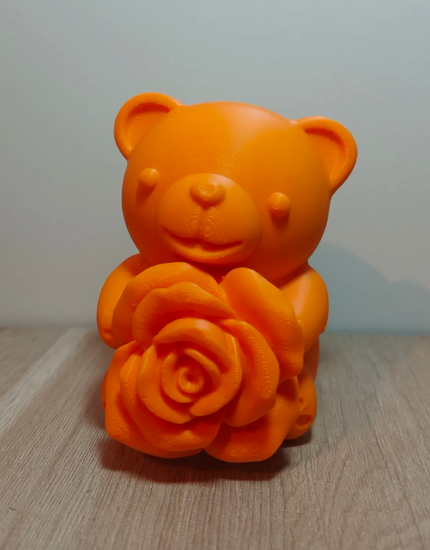 Figura decorativa - Oso de rosas-4